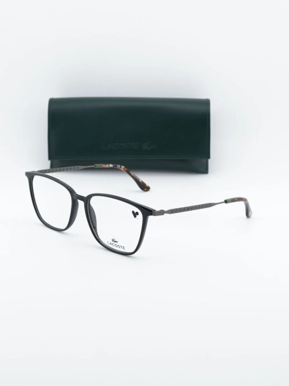 Lacoste L2984 N 001 Square 53mm Eyeglasses - Black